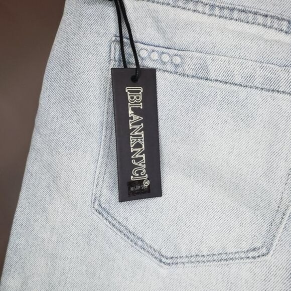 NWT BLANKNYC  The Fulton Light Wash Denim Shorts 30 - Picture 9 of 15